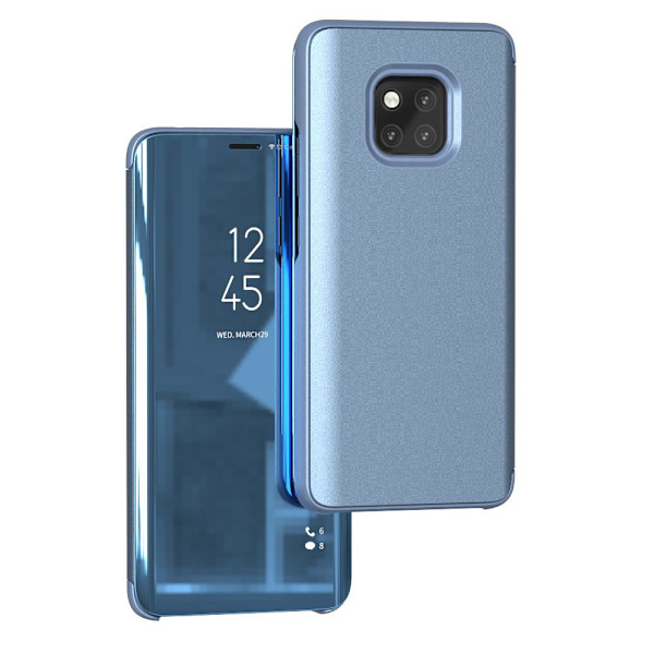 Huawei Mate 20 Pro - Effektfullt Smart Fodral (LEMAN) Silver