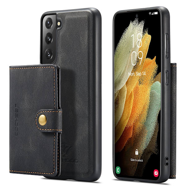 Samsung Galaxy S21 FE - Etui med kortholder Grön
