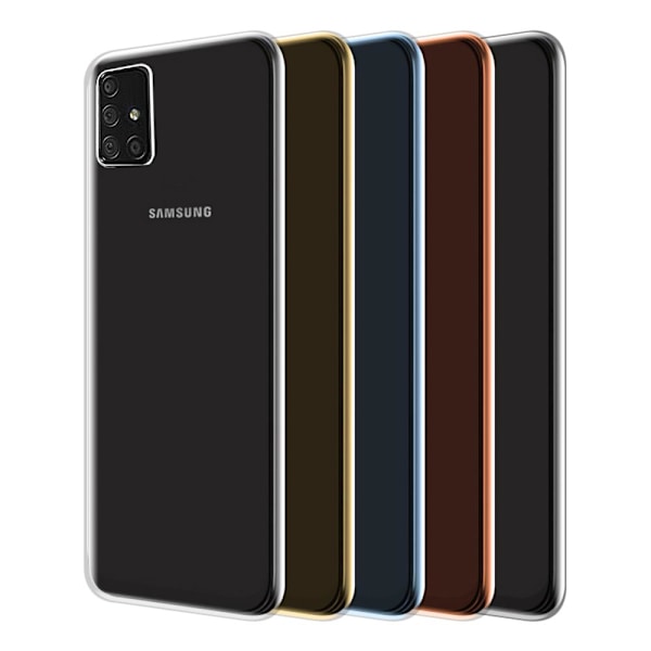 Samsung Galaxy A51 - Dubbelskal NORTH Transparent/Genomskinlig