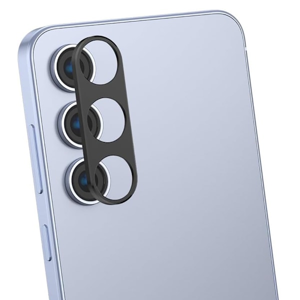 Kameraskydd - 2.5D med Elegant Svart Ram till Samsung Galaxy S24 FE