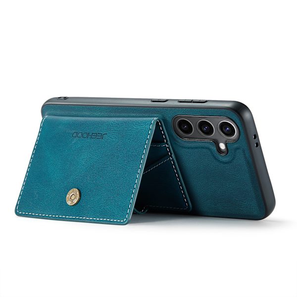 Læderpung med magnetisk holder til Galaxy S24 Green
