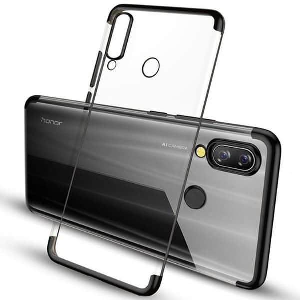 Huawei P Smart 2019 - Skyddande Silikonskal (FLOVEME) Silver Silver