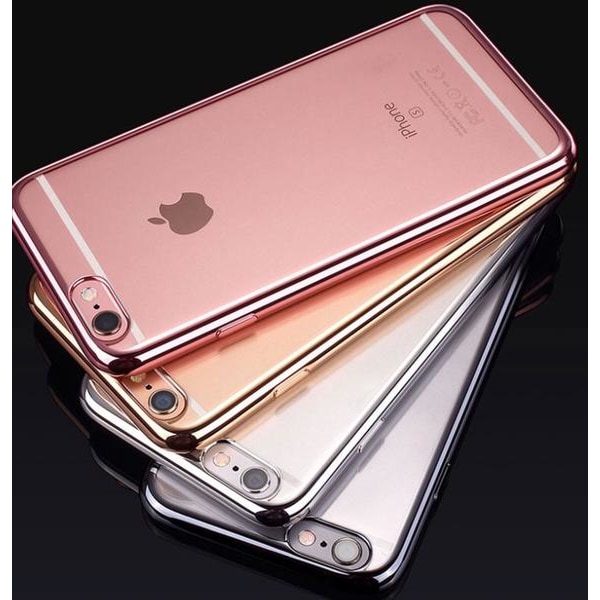 iPhone 6/6S Plus - Stilfuldt silikonecover fra LEMAN Silver/Grå
