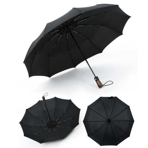 Tyylikäs käytännöllinen sateenvarjo Mörkblå