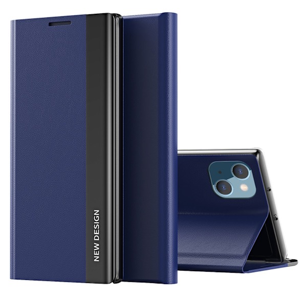 iPhone 15 - Spegelfodral med Stilren Look & Kickstand Vit