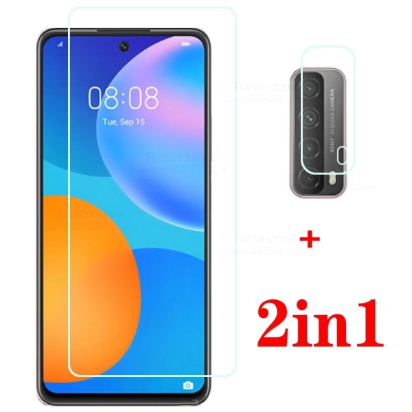 Sk�rmskydd + Kameralinsskydd 0,2mm P smart 2021 Transparent/Genomskinlig