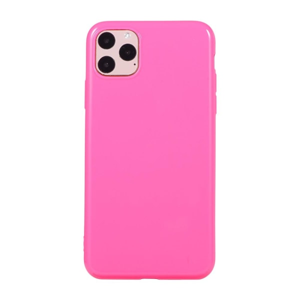 iPhone 11 Pro Max - Ultratyndt beskyttende Candy Silikone Cover Mörklila