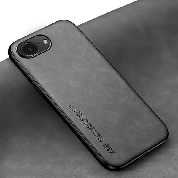 iPhone 16E Slitstarkt Mockaskal Svart