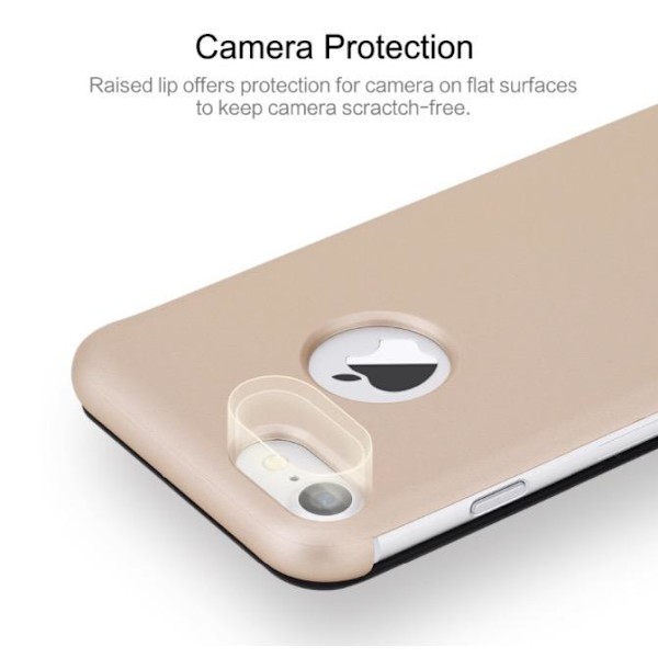 Galaxy S8 - ROCK Stilrent Transparent fodral (ORIGINAL) Guld