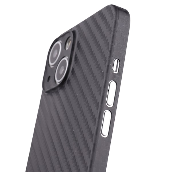 iPhone 15 - Slimmad profil och enkelhet i designen i Karbon Svart