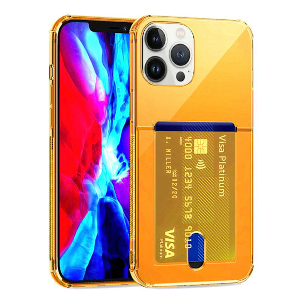 iPhone 13 Pro Max - Skal med Korthållare Blå