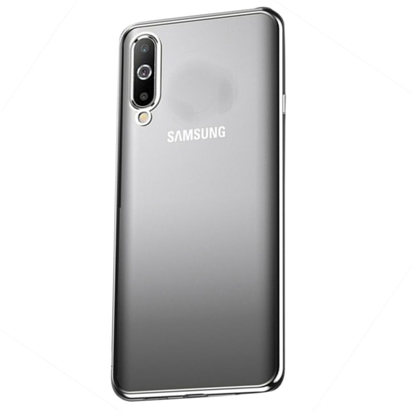 Samsung Galaxy A50 - Stilfuldt beskyttende silikonecover (FLOVEME) PinkGold Roséguld