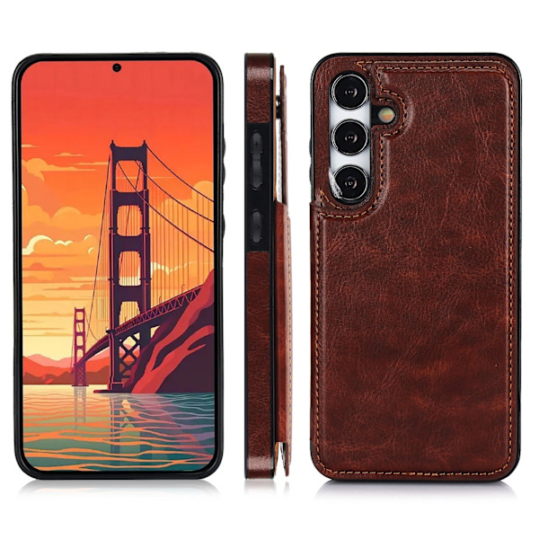 Samsung Galaxy S25 - Elegant Kortfodral Roséguld