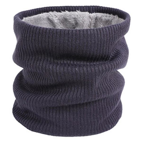 Nackhalsduk Ullgarn Fuskpäls Kaffe