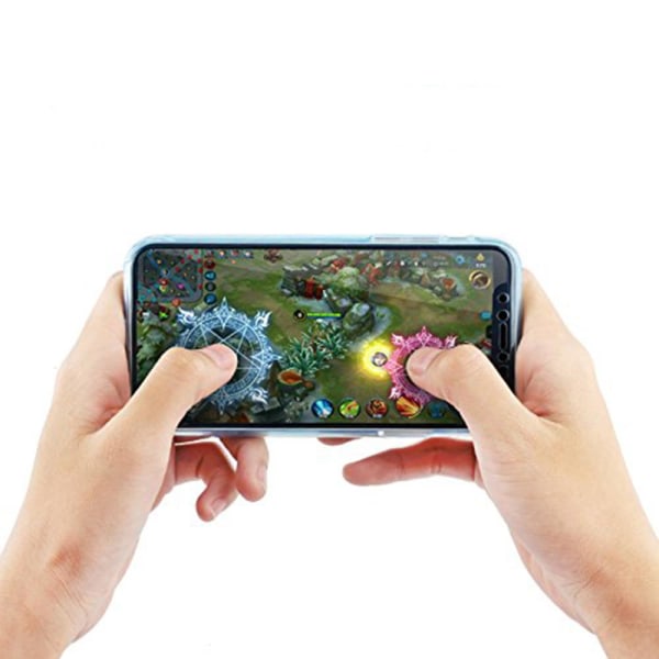 Huawei Honor Play - Iskuja vaimentava silikonikotelo FLOVEME Transparent/Genomskinlig