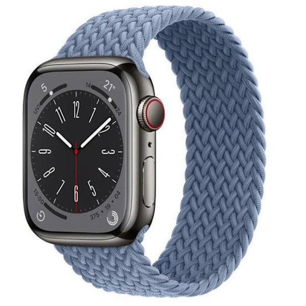 Elastiskt Apple Watch Armband 42mm/44mm/45mm/49mm Ljusblå M