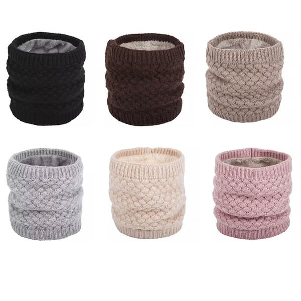 Ringhalsduk Fleece  Varm & Bekväm, Perfekt för Vind Grå