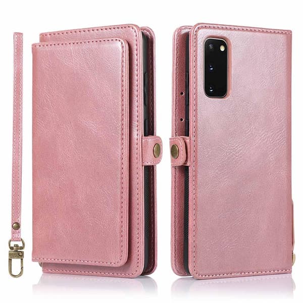 Samsung Galaxy S20 - Stilfuldt Wallet etui Röd
