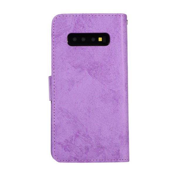 Samsung Galaxy S10 - Praktiskt Dubbelfunktion Plånboksfodral Rosa