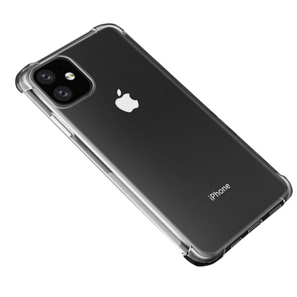 iPhone 11 Pro Max - Professionellt Skyddande Silikonskal FLOVEME Transparent