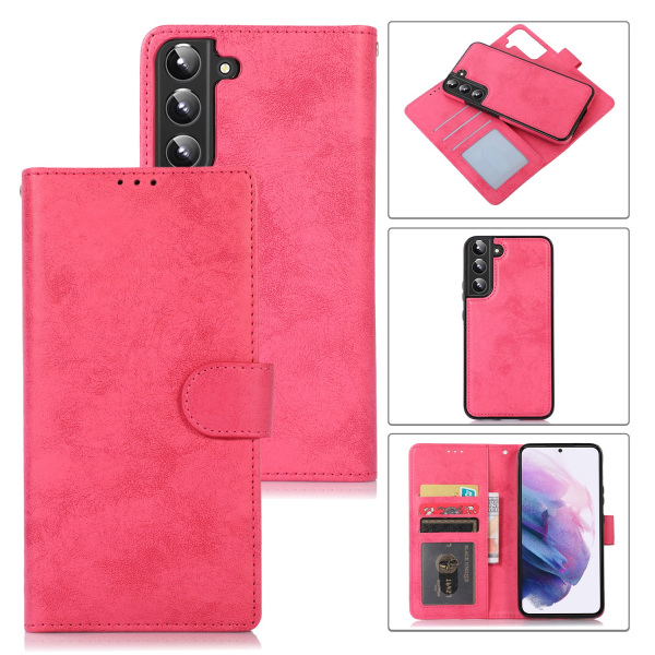 Samsung Galaxy S23 Plus - Praktisk, stilig lommebokveske Pink