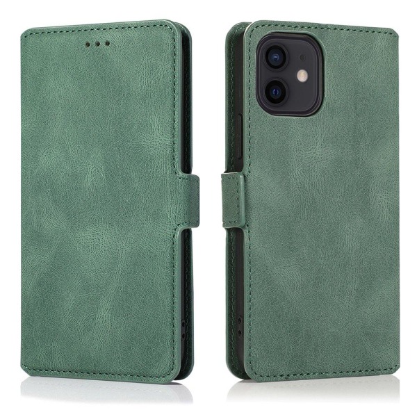 iPhone 12 - Floveme Wallet Cover Brun