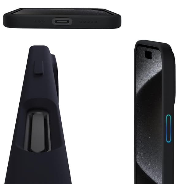 iPhone 17 Pro Silikonskal  Elegant, Mjukt & Smidigt Mörkblå