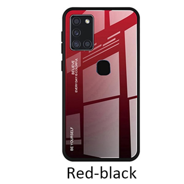 Samsung Galaxy A21s - Nkobee Skal Blå/Rosa
