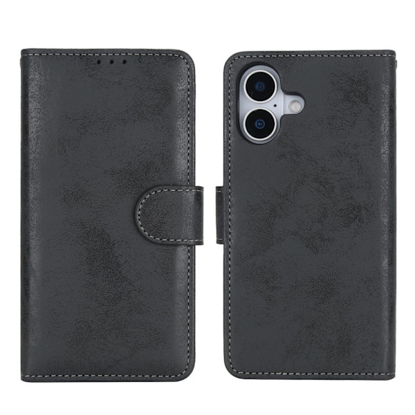 iPhone 17 Plånboksfodral  säkerhet och elegans med silikonram Lila
