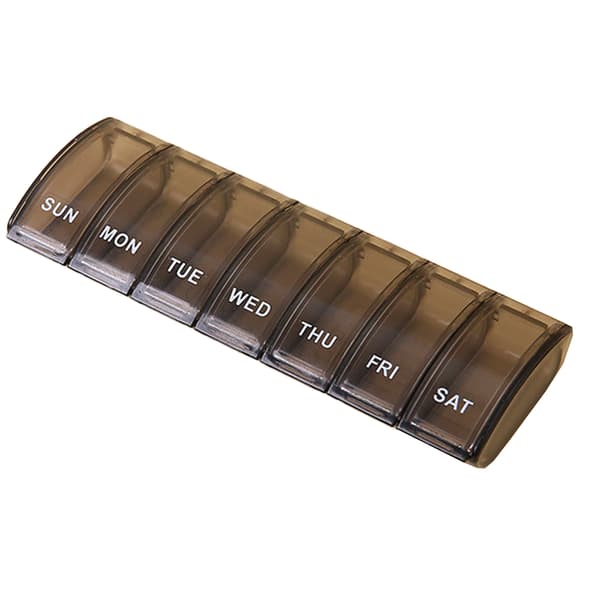 Holdbar tablettdispenser Blå