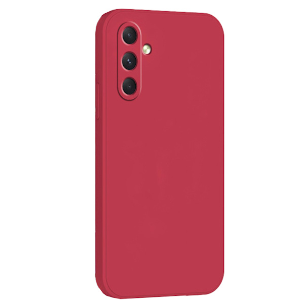 Samsung Galaxy S24 plus - Stilrent Hållbart TPU Silikon Skal Vinröd