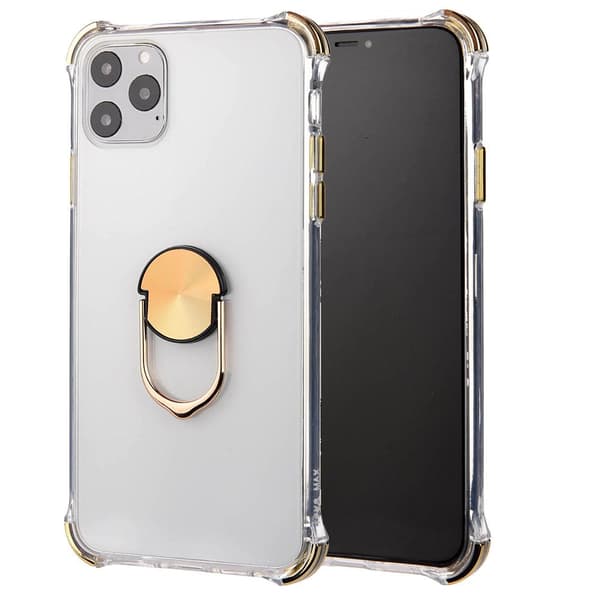 iPhone 11 Pro - Praktiskt Skyddsskal med Ringhållare Blue Blå
