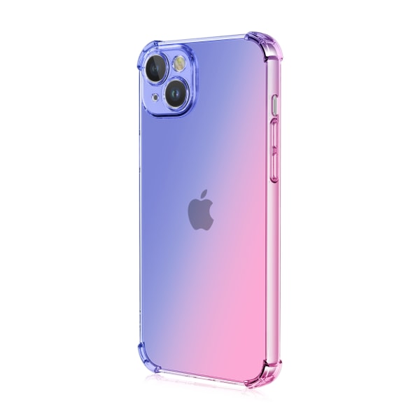 IPhone 15 - Smart Skyddsskal i silikon Rosa