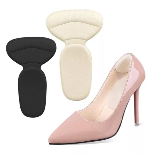 Stötdämpande Högklack Hälinlägg Beige