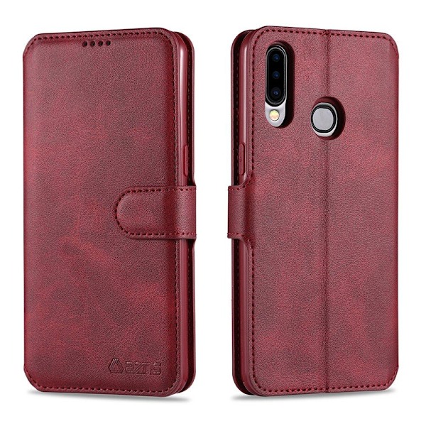 Samsung Galaxy A20S - Yazunshi Plånboksfodral Röd