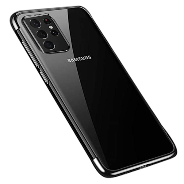 Samsung Galaxy S21 Ultra - Skyddsskal i Silikon (FLOVEME) Svart