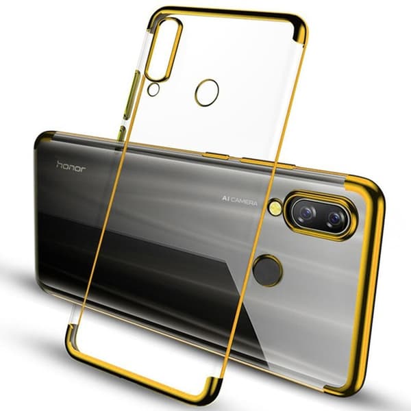Huawei P Smart 2019 - Skyddande Silikonskal (FLOVEME) Silver Silver