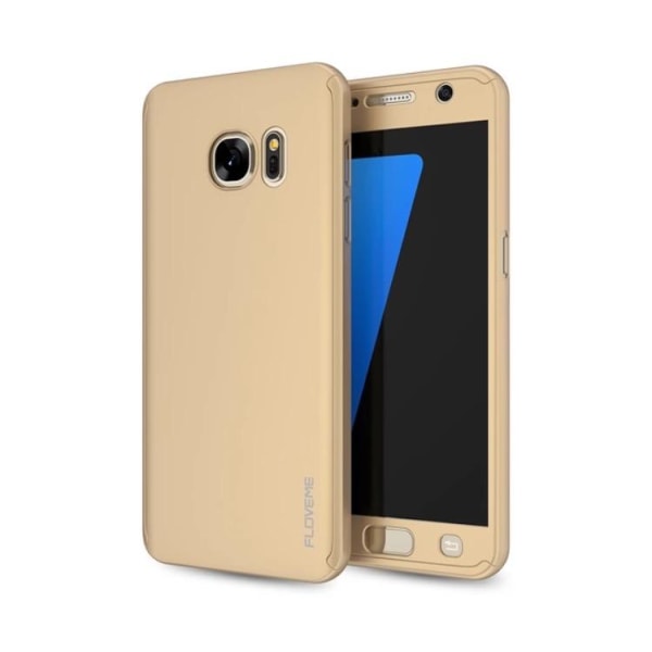 Praktiskt Skyddsfodral för Galaxy S7 edge (2 delar) Guld