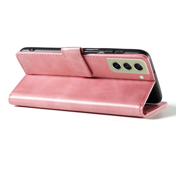 Samsung Galaxy S21 FE - Plånboksfodral Roséguld
