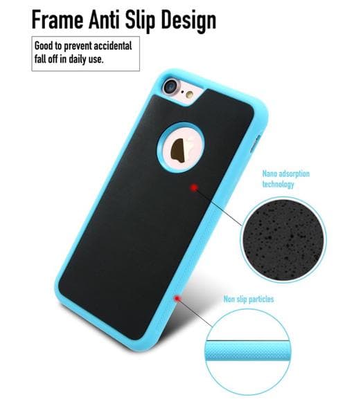Praktiskt Anti-Gravity Silicon skal för iPhone 6/6S PLUS FLOVEME Mint