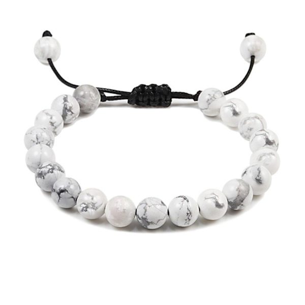 Hållbart Stenkulors Armband Black Pine Light Blue