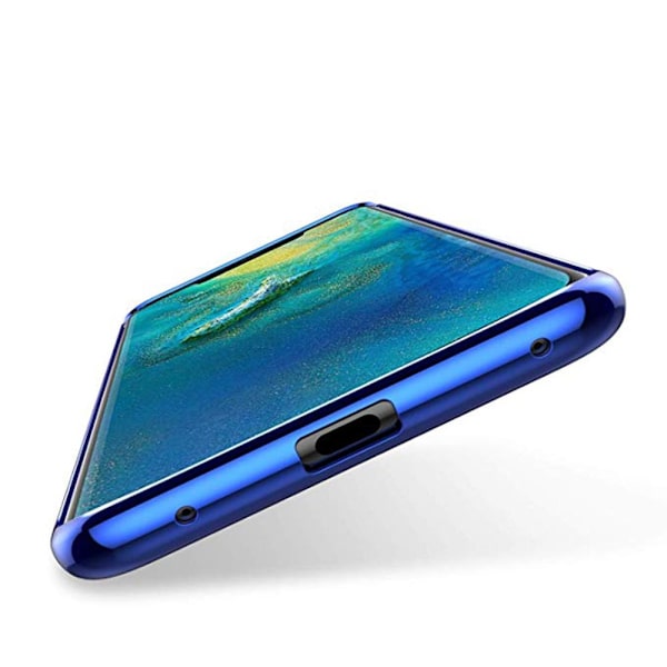 Effektfullt Skal av mjuk Silikon till Huawei Mate 20 Pro Silver