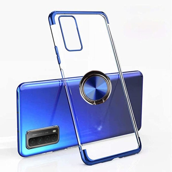 Huawei P Smart 2021 - Skal med Ringhållare Guld