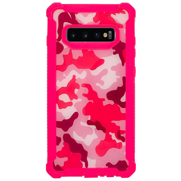 Samsung Galaxy S10 - Skyddande Effektfullt Fodral (ARMY) Grön