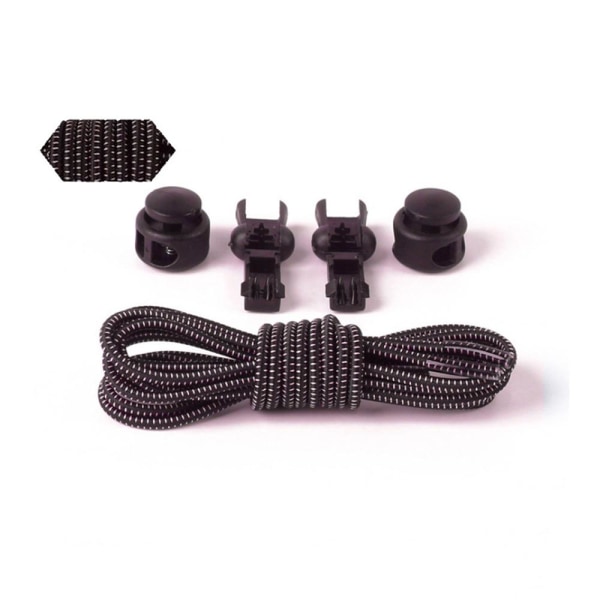 Snørebånd (Elastisk) 100cm - Holdbar Grön (Självlysande)