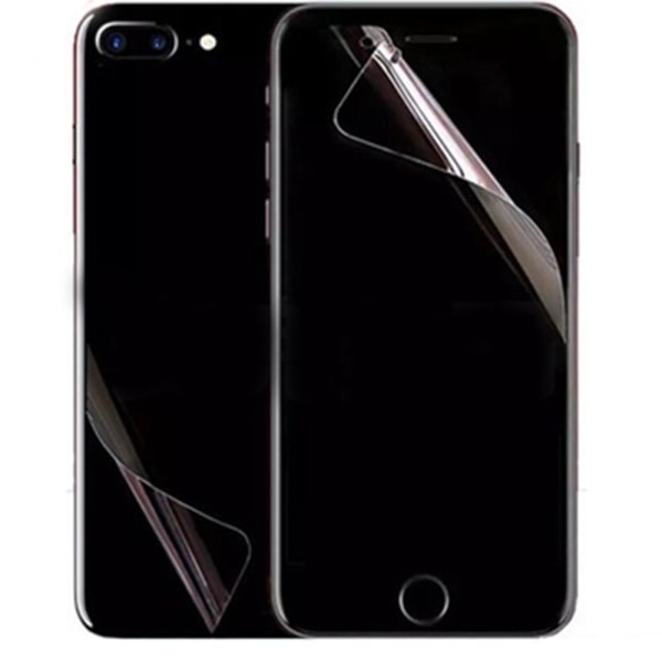 iPhone 7 Plus Skärmskydd Fram- & Baksida Soft PET 9H 0,2mm Transparent Transparent/Genomskinlig