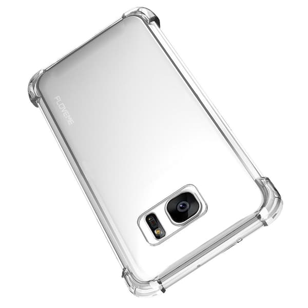 GALAXY S7 EDGE - Effektfullt Silikonskal extra tjocka hörn Lila