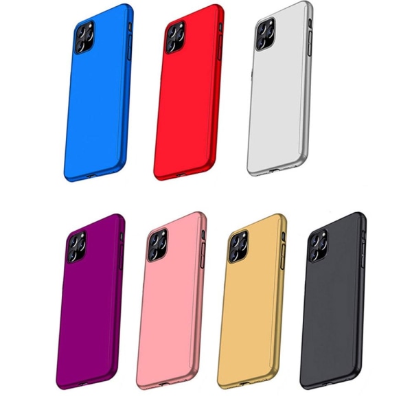 iPhone 12 Pro Max - Dobbeltsidig beskyttelsesdeksel (Floveme) Röd