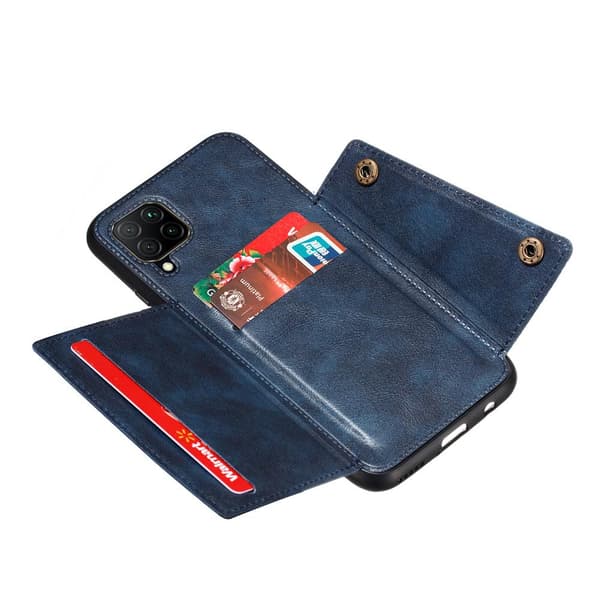 Samsung Galaxy A12 - Cover med kortholder Grå