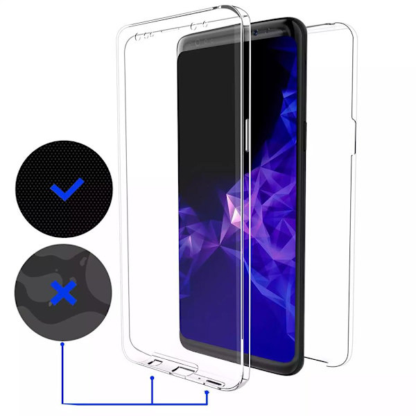 Crystal Case - Touch Sensorer (dobbelt) Samsung Galaxy S10Plus Svart